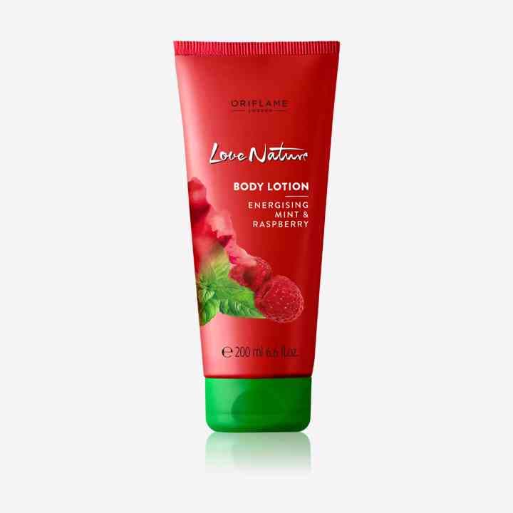 Love Nature Body Lotion Energizing Mint & Raspberry