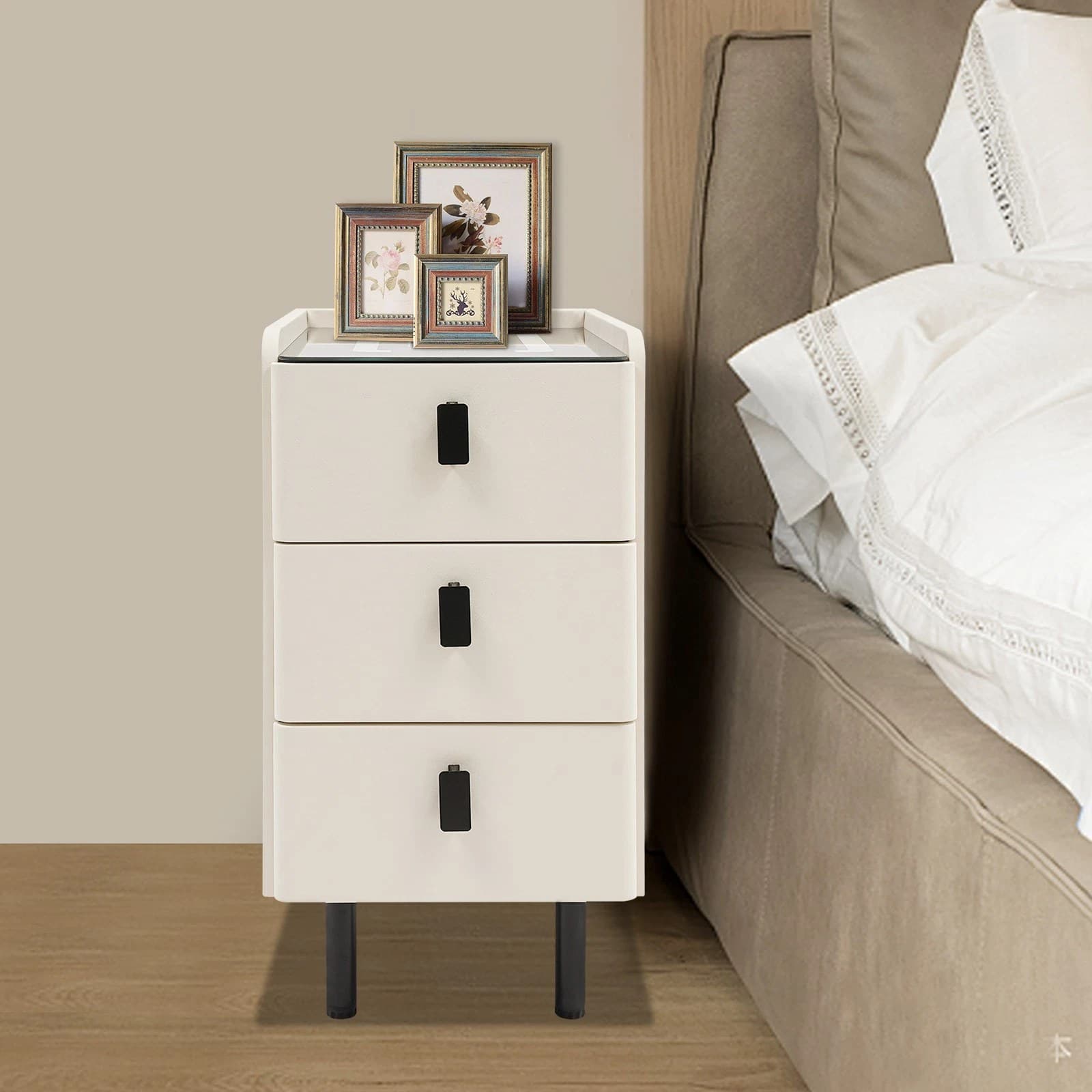 Chelsea 3-Drawer Bedside Table