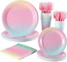 Disposable Party Tableware Set (Serves 20)
