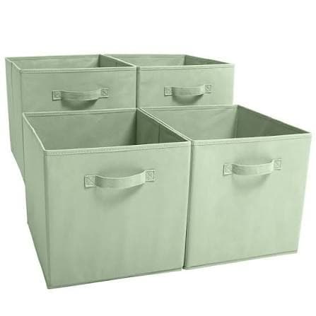 Foldable Fabric Storage Cubes (Set of 4)