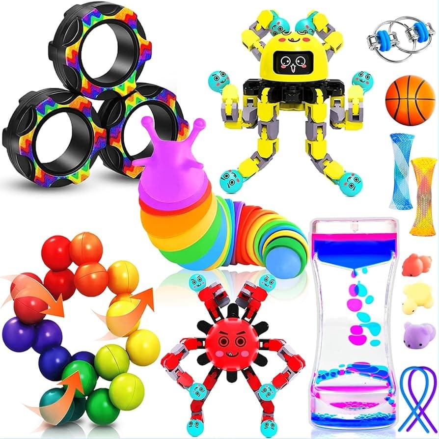 Sensory Fidget Toy Set (12-Piece)