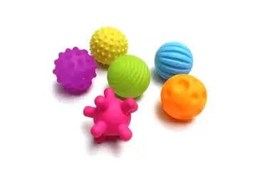 Textured Squishy Sensory Balls (Pack of 6)
